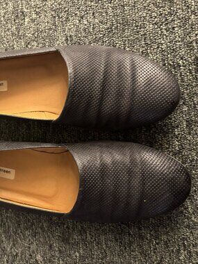 Paul Green, Perforated Leather Flats, Size 8